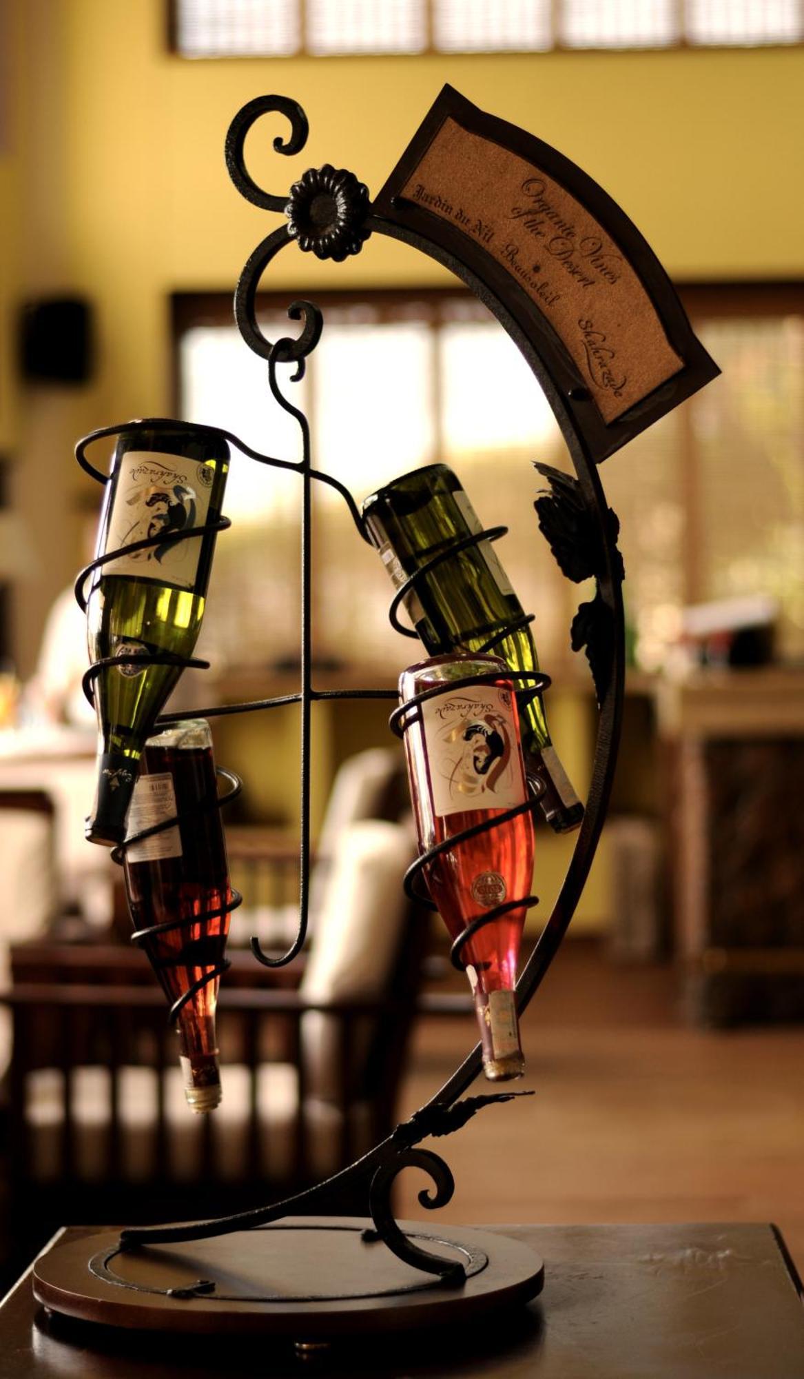 Safir Sharm Waterfalls Resort Buitenkant foto Wine bottles in a wine rack
